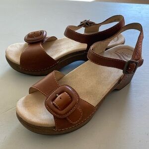 Dansko rich brown sandals